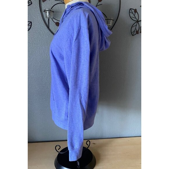 Made For Life Women’s Athletic Jacket Size Medium Workout Exercise Purple Hooded - Picture 3 of 7